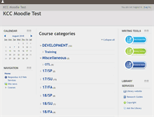 Tablet Screenshot of moodletest.kellogg.edu